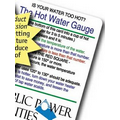 Hot Water Gauge w/ Thermometer